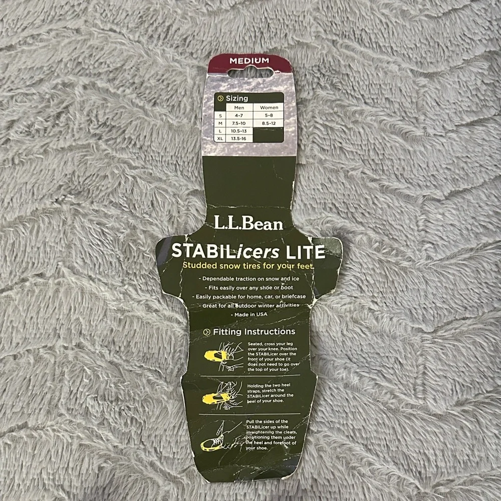 L.L. Bean Black Ice Traction Cleats
Adults' Stabilicers Walk Traction - Picture 2 of 5